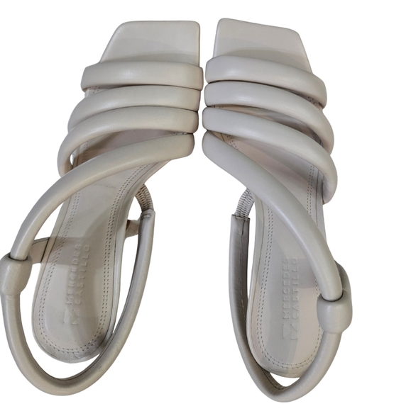 Mercedes Castillo Aline Leather Slingback Sandals Size 6 NWOB - Picture 1 of 6